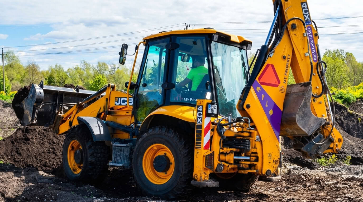 JCB 4CX — Экскаватор-погрузчик